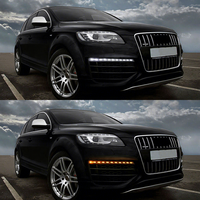 Feux de jour dynamiques (DRL) et feux de brouillard avant avec clignotants pour Audi Q7 2006 2007 2008 2009