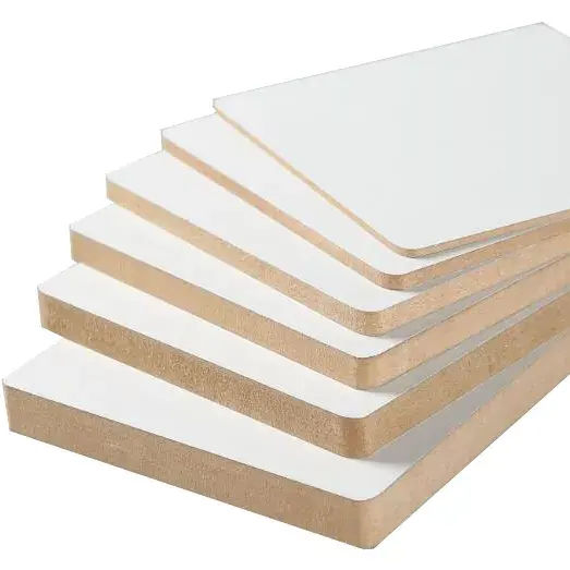 High quality Melamine faced 18mm MDF Product /veneer melamine MDF Board from China