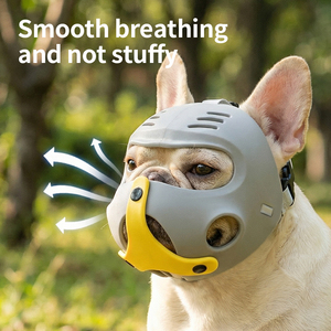 가볍고 부드럽고 유연하며 충격 방지 및 내마모성, 방수 및 청소가 쉬운 새로운 디자인의 프렌치 불독 입마개 - Product Image 2