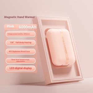 Chauffe-mains magnétique 2-en-1 pour l'extérieur, hiver, 6000 mAh, rechargeable, chauffe-mains <span class=keywords><strong>électrique</strong></span> portable, chauffe-mains électronique <span class=keywords><strong>de</strong></span> <span class=keywords><strong>poche</strong></span>, pour cadeau - Product Image 5