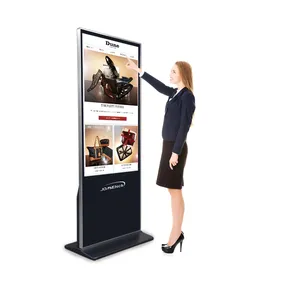 شاشات عرض رقمية lcd عمودية داخلية تعمل باللمس لوحة عرض مخصصة لمراكز التسوق