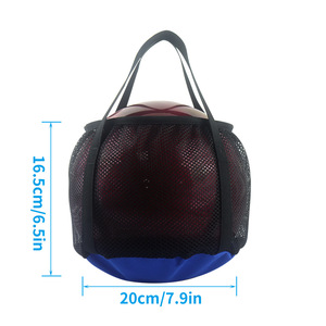 Mesh <b>Bowling</b> Tote Bag With Polyester Lining For Daily Use - Product Image 3