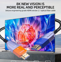 Vente en gros AOC HD 10m 50m 300m de long HDMI2.1 4k120Hz 8k60Hz câble 48Gbps câble vidéo câble à fibre optique pour mobile à TV ps5