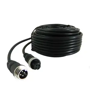 HYFMDVR supports custom length truck MDVR local video surveillance arming using aviation head extension cable