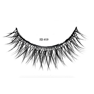 La mejor opción de extensiones de pestañas Nhu Y, par 5D, pelo sintético negro de alta calidad, rizo largo Natural D/B/C, fácil aplicación - Product Image 4