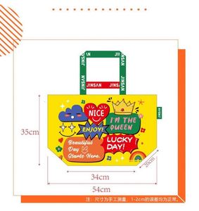 Sac fourre-tout personnalisé pour boutique, grande capacité, design imperméable, sac de shopping en PP tissé laminé avec poignée - Product Image 3