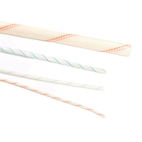 Funda Protectora Trenzada para Cables, Funda de PVC con Revestimiento de Fibra de Vidrio