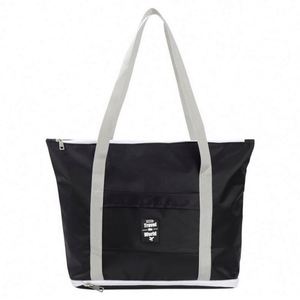 Bolsa de Viaje Plegable de Doble Capa, Ligera, de Oxford, para Ropa, con Logotipo Personalizado, Venta al Por Mayor - Product Image 1