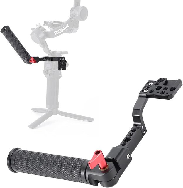 YEHA Professional Gimbal Handle Grip Mount Holder Video Handgrip with Cold Shoe Plate for DJI Ronin S SC S3 SC2 Stabilizer