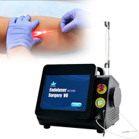 Écran tactile 980nm 1470nm Diode Laser EVLT Varices Veines de jambe Machine de traitement