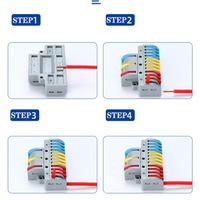 Prix usine LT3-12 rapide Push-in Fil Bornier Fil Connecteur Rapide Fil Connecteur Type Bornier
