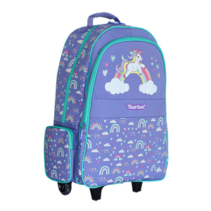 Sac <span class=keywords><strong>à</strong></span> <span class=keywords><strong>roulettes</strong></span> d'école pour enfants dessin animé pour enfants Ensemble de sac <span class=keywords><strong>à</strong></span> dos d'école avec 2 roues Sac <span class=keywords><strong>à</strong></span> dos d'étudiant - Product Image 2