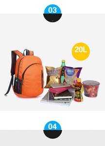 Promotional Custom Travel Lightweight Nylon Hiking Waterproof Ultralight Foldable <b>Backpack</b> - Product Image 2