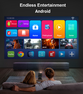 Projecteur DLP <span class=keywords><strong>P19</strong></span> LED 3D 4K 1080P Résolution native Smart Android 9.0 WiFi 5G Portable 2 Go de RAM - Product Image 4