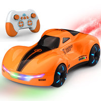 Supercar RC à double pulvérisation, contrôle gestuel par montre, télécommande 2.4G, lumières LED dynamiques, cascades de drift pour cadeau garçon