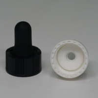 Vente flash : bouchon en plastique et verre de 20 mm, réutilisable, à visser, pour flacons d'huiles essentielles