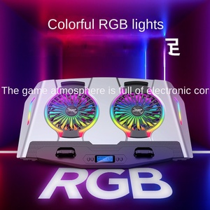 Support d'ordinateur <span class=keywords><strong>portable</strong></span> en plastique N9 17 pouces avec <span class=keywords><strong>ventilateur</strong></span> <span class=keywords><strong>silencieux</strong></span> pour le refroidissement des jeux et de la lecture - Product Image 2