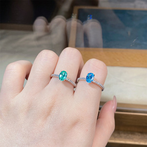<span class=keywords><strong>Anello</strong></span> in Argento Sterling S925 di Lusso a Forma di Cuore <span class=keywords><strong>con</strong></span> Zircone Taglio Rosa per Ragazze, Montatura a Canale Color Legno - Product Image 5