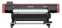 Imprimante éco-solvant grand format haute vitesse 1,8 m avec tête I3200 pour impression personnalisée de papiers peints et de caissons lumineux intérieurs