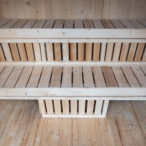 Salle de sauna en bois massif de luxe, idéale pour un usage privé et commercial, sauna sec - Product Image 5
