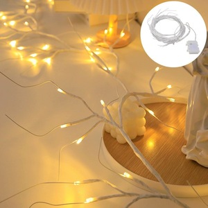 Bent Willow Vine Light White Birch Shape Led <b>Decorative</b> <b>Lighting</b> For Indoor Christmas Decoration - Product Image 3