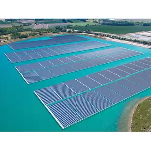 太阳能系统5MW浮标农场太阳能浮标，用于水50KW浮动太阳能安装系统的太阳能发电项目