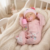 22 Zoll Lebensechte Reborn-Babypuppe aus Weichem Vinyl Realistische Neugeborenen-Puppe Spielzeug für Kinder Geschenk Großhandel Individuell Anpassbar