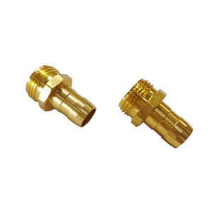 מחבר צנרת פליז 1/8 1/4 הידראולי למקלחת אוויר צינור גינה - Product Image 3