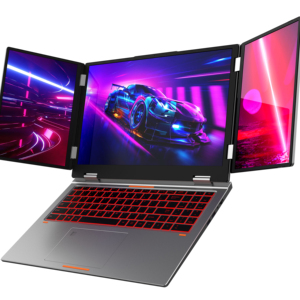 2025 nuovissimo <span class=keywords><strong>Laptop</strong></span> aziendale alimentato da 1260P Intel tre schermi da 16 + 10.5 + 10.5 pollici supporta il volto della scheda grafica esterna - Product Image 1