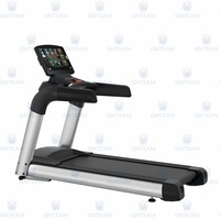 Tapis roulant commercial intelligent à fréquence variable Android, écran LED sans fil pour la fréquence cardiaque, suivi des calories, moteur AC 5.0HP