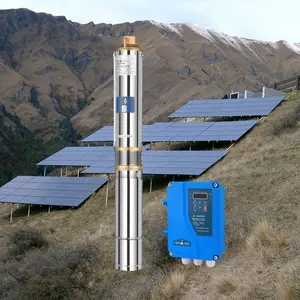 2.5m3/h 55m 48V 400W 0.5hp Solar Water Pump Kits Borehole Solar Water Pump System For Irrigation