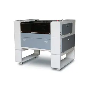 Dış sürgülü modeli ile 4060 460 CNC CO2 lazer gravür lazer oyma makinesi için akrilik ahşap kağıt