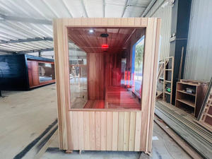 TRIUNITY SAUNA Sauna a Vapore e a Legna per 10 Persone, Bagno Turco Prefabbricato - Product Image 3