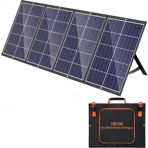 100w 120w पोर्टेबल सौर पैनल आउटडोर डेरा डाले हुए के लिए foldable सौर पैनल चार्जर चार्ज