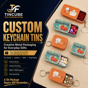 Boîte à clés <span class=keywords><strong>en</strong></span> métal <span class=keywords><strong>personnalisable</strong></span> avec couvercle coulissant pour ranger des bonbons, des accessoires, des pièces de monnaie et des petits objets pour le bureau et les voyages - Product Image 1