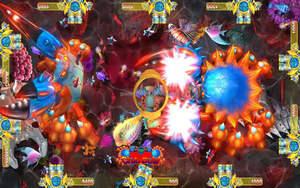 Gabinete de <span class=keywords><strong>juego</strong></span> de peces para <span class=keywords><strong>6</strong></span> jugadores que funciona con monedas para interiores de alta calidad, instalación de Arcade de entretenimiento, Bear Strike - Product Image 3