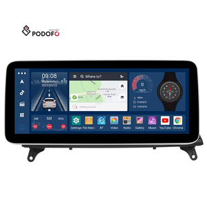 Podofo 12.3'' IPS Screen 8 Core CarPlay Android for BMW <strong>X5</strong> NBT 2008-2013 Car Radio Android Auto/<strong>GPS</strong>/WiFi/4G/RDS/DSP OEM Factory - Product Image 1