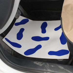 Customized Logo Print Disposable <strong>Paper</strong> <strong>Car</strong> Floor <strong>Mats</strong> for <strong>Car</strong> Paint and Repair - Product Image 6