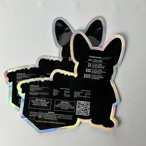 Sacs refermables à trois côtés de forme personnalisée, étanches à l'humidité, de qualité alimentaire, pour chocolat et biscuits - Product Image 5