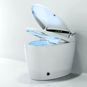 Akıllı elektrikli otomatik çevirme ayak sensörü kızarma yüksek sınıf sıhhi tesisat akıllı tuvalet wc tuvalet banyo