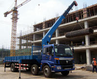 Grue articulée hydraulique montée sur camion AOMAN 14-16 tonnes, hauteur de levage 15 m, moteur Yuchai, pompe, boîte de vitesses, roulement, engrenage