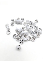 Pasokan Bantalan Keramik Miniatur 693 3*8*3/4mm Bantalan Bola Alur Dalam Zirkonia