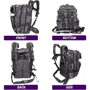 Échantillon gratuit : Sac à dos de pêche avec porte-cannes, porte-bouteille et sac de rangement pour équipement de pêche - Product Image 3