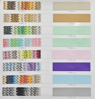 Tissu élastique imitation cuir PVC tissé multicolore pour sacs de maquillage, chaussures, étuis de téléphone, rembourrage
