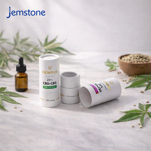 Emballage en tube de carton écologique de haute qualité pour parfum, emballage en cylindre pour huile essentielle, boîte d'emballage pour huile de chanvre, tube en papier kraft - Product Image 2