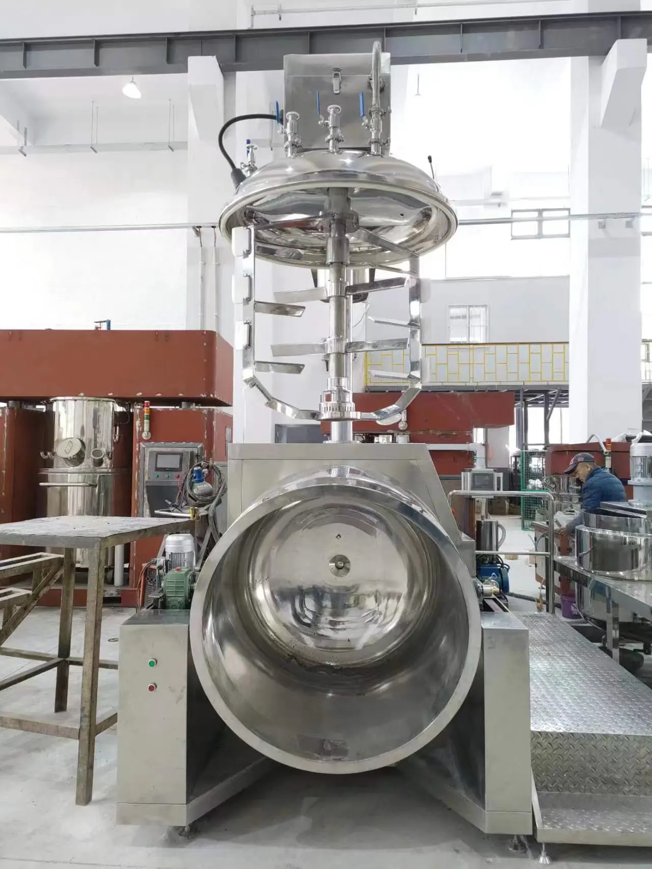 Chemische Mischa nlage Homogen isator mischer Flüssig seifen reaktor Flüssig waschmittel herstellungs maschine Wäsche misch behälter