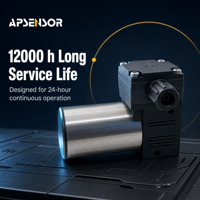 Analyseur de qualité de l'eau, pompe à liquide à micro-diaphragme 24V haute pression jusqu'à 10 kg pour l'intégration dans les machines industrielles