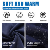 Veste tactique d'extérieur en softshell, coupe-vent, imperméable et respirante, pour homme et femme, automne/hiver