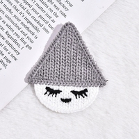 Écussons brodés faits main en tricot, motifs fruits et animaux, écologiques, à coudre, pour vêtements d'enfants