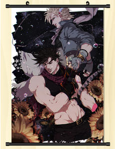 30*45ซม. อะนิเมะธ<span class=keywords><strong>ง</strong></span>แนวโน้มผ้าใบมั<span class=keywords><strong>ง</strong></span><span class=keywords><strong>ง</strong></span>ะแขวนเลื่อนตกแต่<span class=keywords><strong>ง</strong></span>ผนัง Jojos Bizzare โปสเตอร์ผจญภัย - Product Image 2